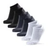 Low-Cut Bamboo 6 Pack - Sokken - Black/ Grey/White -Endurance 21ee4c228db343029585f22c8e388fdc
