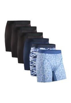 6 Pack Performance - Boxershort - Blue/Black -Endurance 28891cc8622a48568e9b30dda676c491