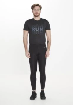 Endurance Malaga M Long Run Tights - Legging -Black -Endurance 34c36d19fc334ab58090d73dd9d74d52