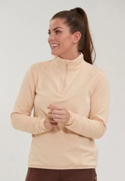 Endurance Vironic W Waffle Midlayer - Longsleeve - Sun Kiss