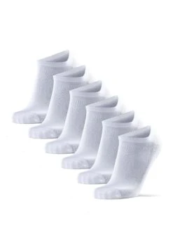 6 Pack - Enkelsokken - White