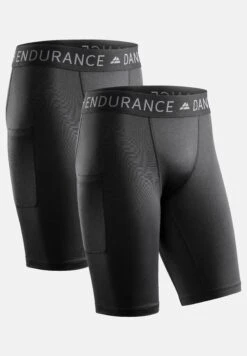 Compression 2 Pack - Onderbroeken - Black -Endurance 4c667092e07f4567b27f61173eeb0dbd