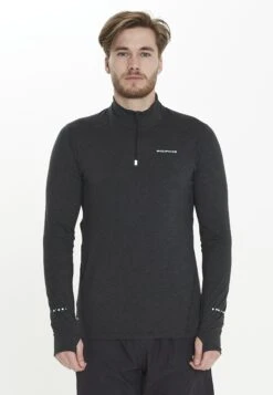 Endurance Tune M Melange Midlayer - Longsleeve - Zwart