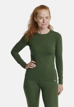 Merino Thermal Long Sleeve Shirt - Longsleeve - Green