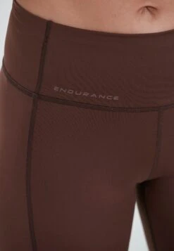Endurance Thadea PocketXql - Legging - Chestnut -Endurance 70ae76f7e6a54fbfaef0a8601db90bec