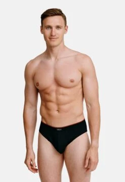 6 Pack Ultracomfort - Slip - Multicolor Black White Black RedGrey -Endurance 76dae95b4ae3493e8b7d3b0faaa2a45e