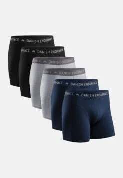 6 Pack Classic - Boxershort - Multicolor Black Grey Navy Blue -Endurance 86bb925d0c2f46379fa030f3f78b59de
