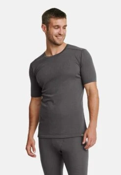 Merino - T-Shirt Basic - Dark Grey