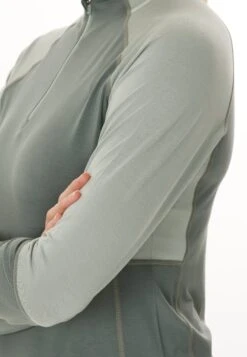 Endurance Midlayer Abbye - Longsleeve - Desert Green -Endurance a406114d600d4e38b06fdbc67e87acf2
