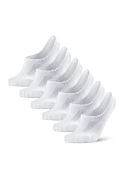 Bamboo 6 Pack - Enkelsokken - White