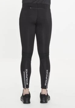 Endurance Malaga M Long Run Tights - Legging -Black -Endurance c3af7328c0ed47cdbf761445821e8a25