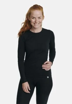 Merino Thermal Long Sleeve Shirt - Longsleeve - Black