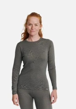 Merino Thermal Long Sleeve Shirt - Longsleeve - Grey