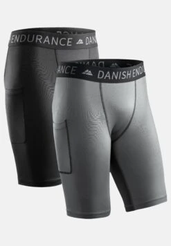 Compression 2 Pack - Onderbroeken - Grey -Endurance eab8724d4a5c45c7b79a93b0cb63e279